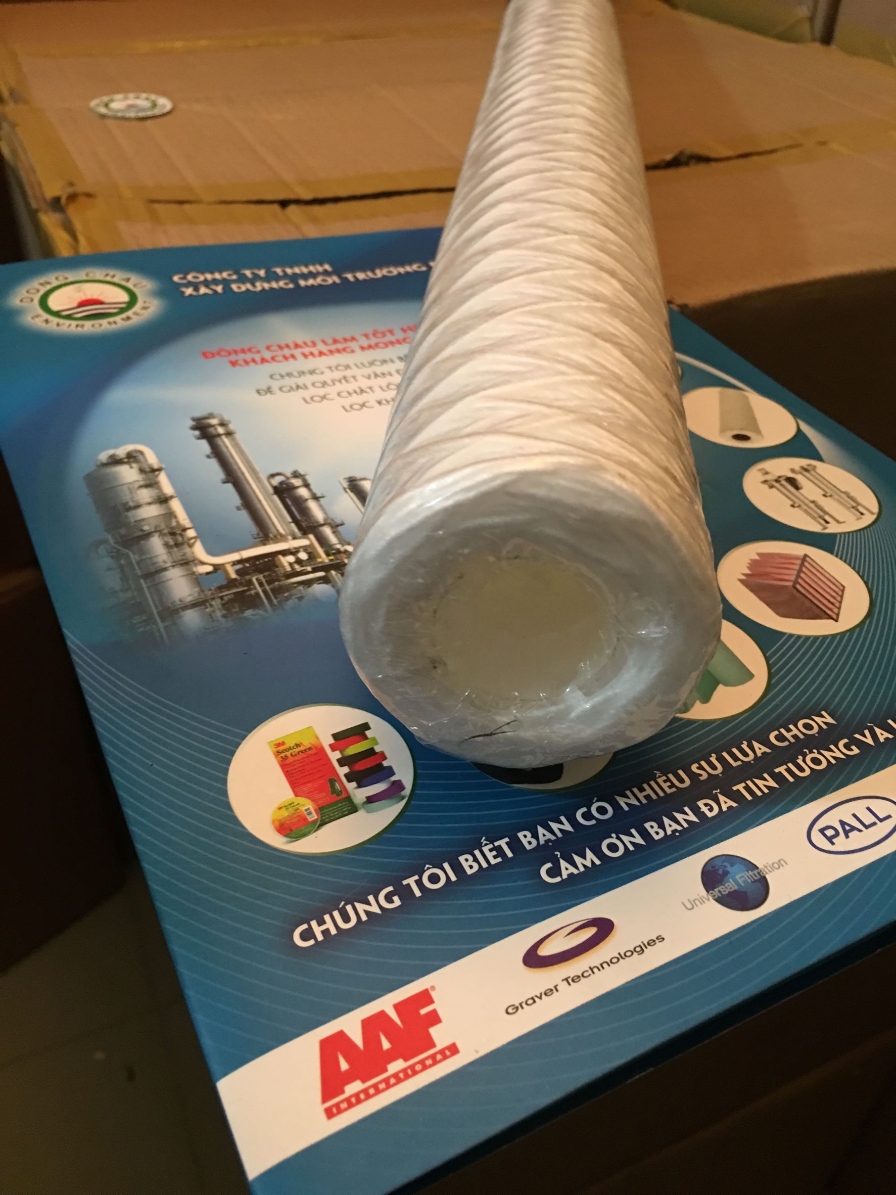 core nhựa Lõi lọc sợi Aqua 5 micron 40 inch