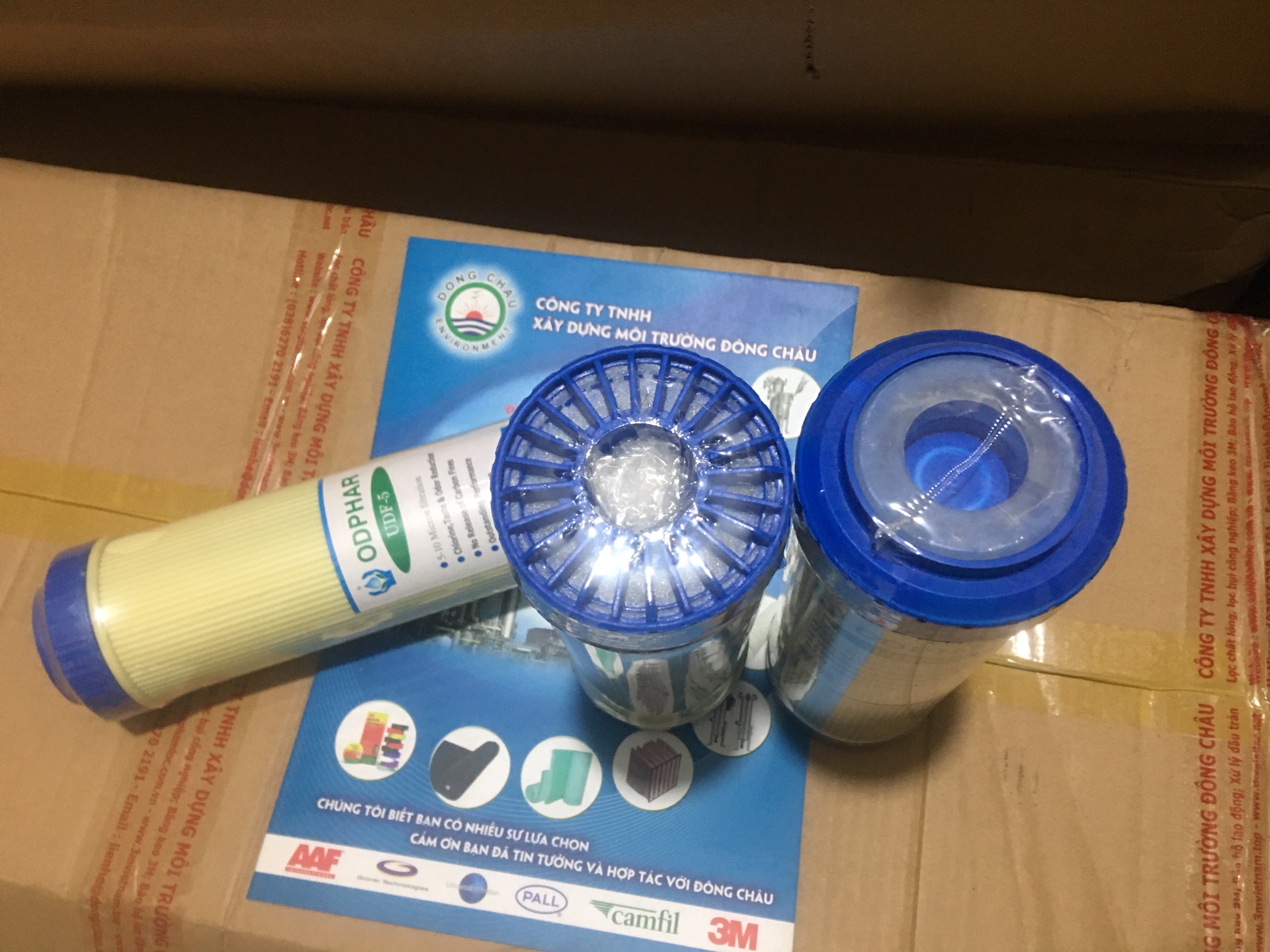 Lõi lọc than hoạt tính vỏ nhựa GAC UDF 10 inch