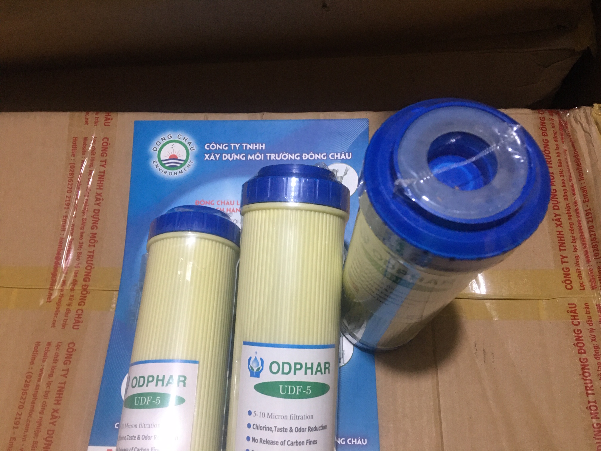 Lõi lọc than hoạt tính vỏ nhựa GAC UDF 10 inch