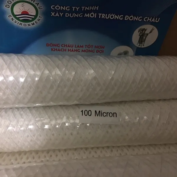 Lõi lọc nước sợi quấn 20 inch 100 micron