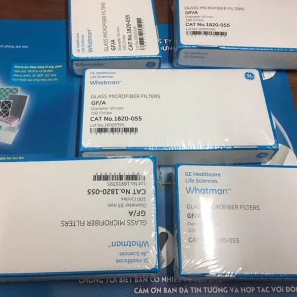 1820-055 GIấy Lọc Whatman Sợi Thủy Tinh GF/A 1.6 Um 55 Mm