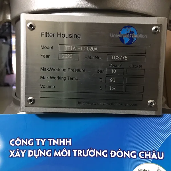 Bình lọc 1 túi size 1 dạng Top Entry Universal