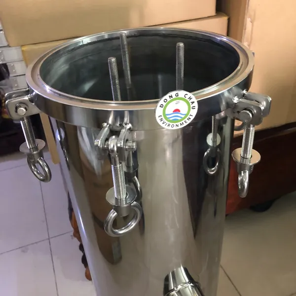 Bình lọc inox 7 lõi DOE 20 inch áp 10 bar