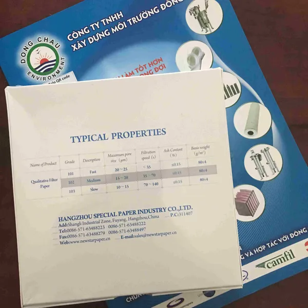 Giấy Lọc Newstar 102 Đường Kính 180 Mm