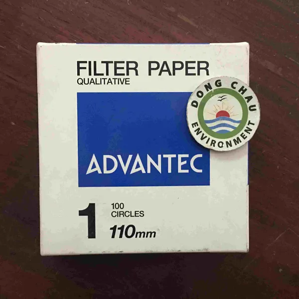 Giấy Lọc Phòng Thí Nghiệm Advantec Số 1 Đường Kính 110mm
