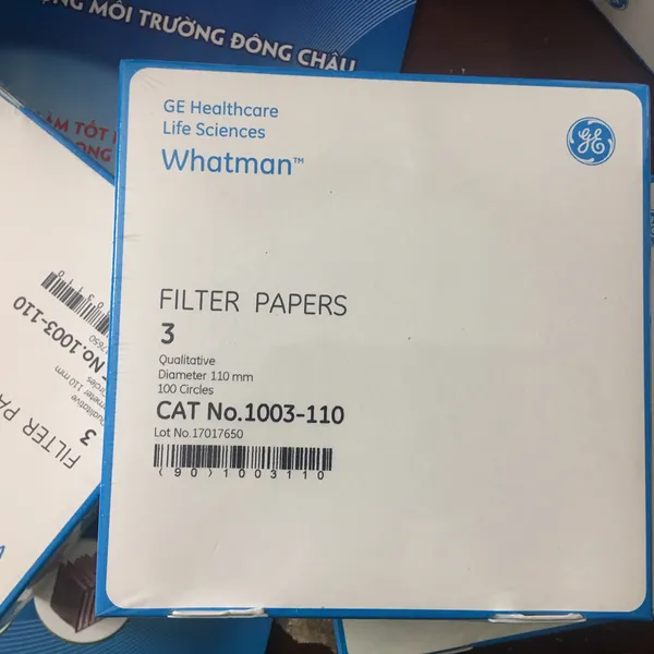 Giấy lọc phòng thí nghiệm whatman số 3 1003-110