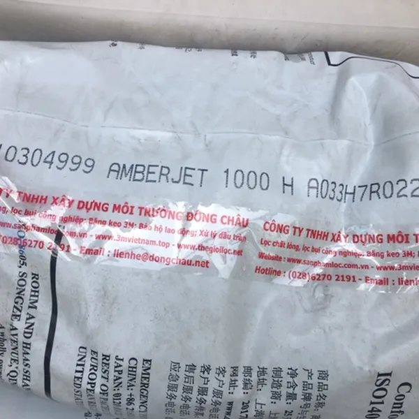 Hạt Nhựa Amberjet 1000H Dow Làm Mềm Nước