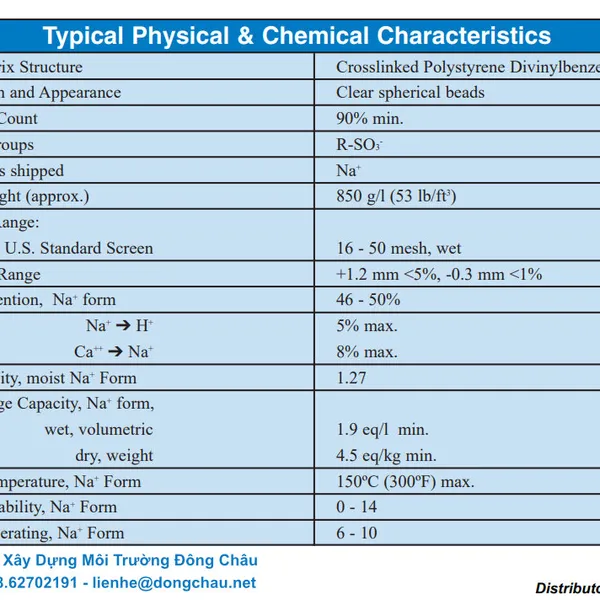Hạt Nhựa Trao Đổi Ion C100E Purolite