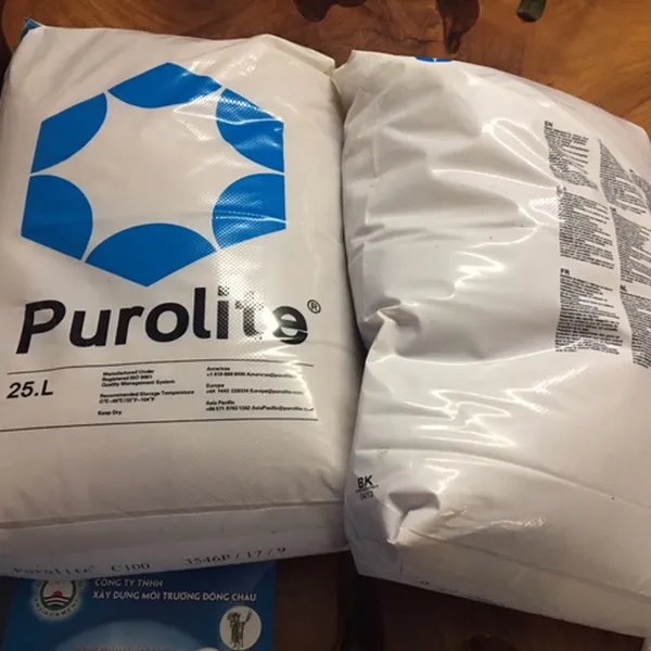 Hạt Nhựa Trao Đổi Ion Dương C100 Purolite Làm Mềm Nước