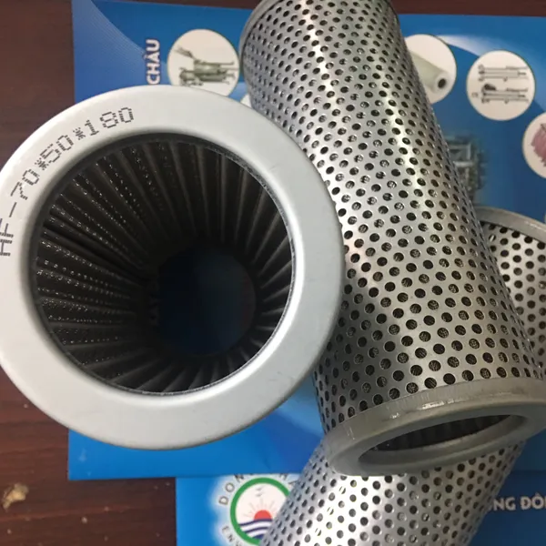 Lõi inox xếp nếp lọc dầu thuỷ lực HF