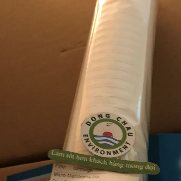 Lõi lọc giấy xếp 0.2 micron 20 inch DOE Trung Quốc