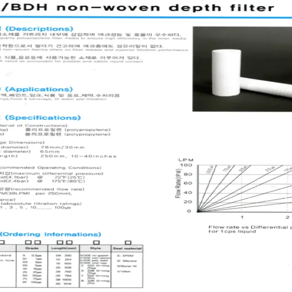 Lõi lọc nước lưu lượng lớn Aqua BHD