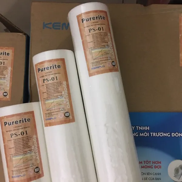 PS01 - 20 Inch Lõi Lọc 1 Micron 20 Inch Kemflo Purerite Đài Loan