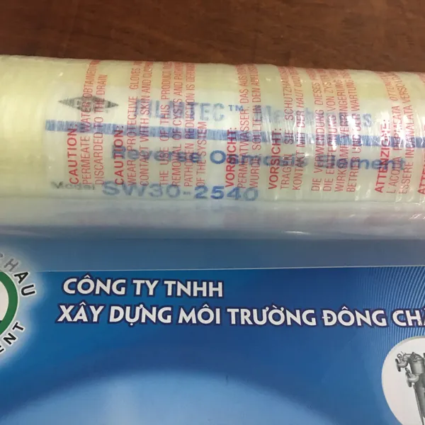 Màng lọc nước RO lọc nước biển thành nước ngọt Dow sw30 2540