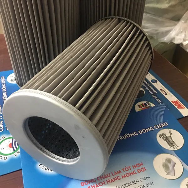 Lõi lọc dầu thủy lực lưới inox gấp nếp