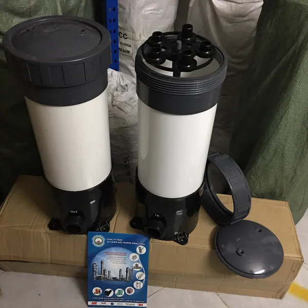 Bình nhựa lọc nước công nghiệp uPVC 5 lõi 20 inch