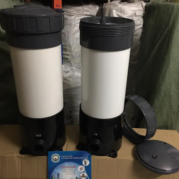 Bình nhựa lọc nước công nghiệp uPVC 5 lõi 20 inch