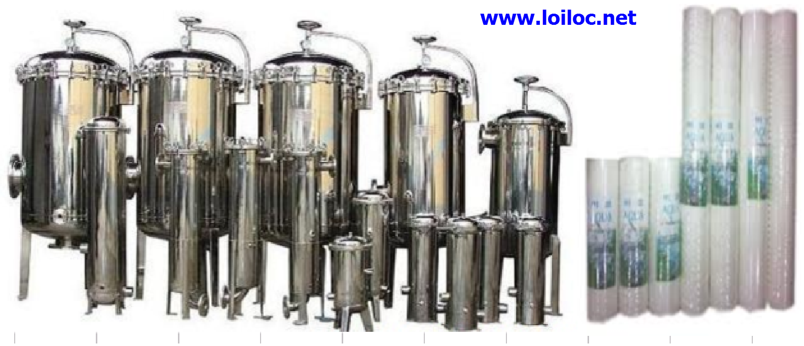 Hệ thống lọc sữa bằng lõi lọc