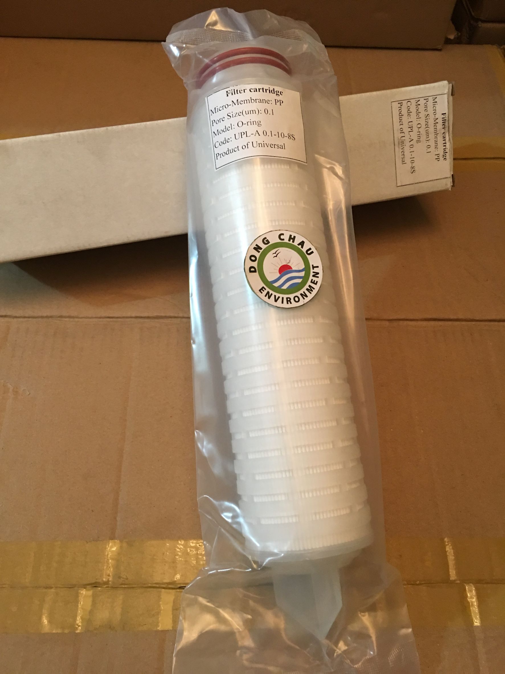 Lõi lọc giấy xếp 0.45 micron 10 inch oring 226