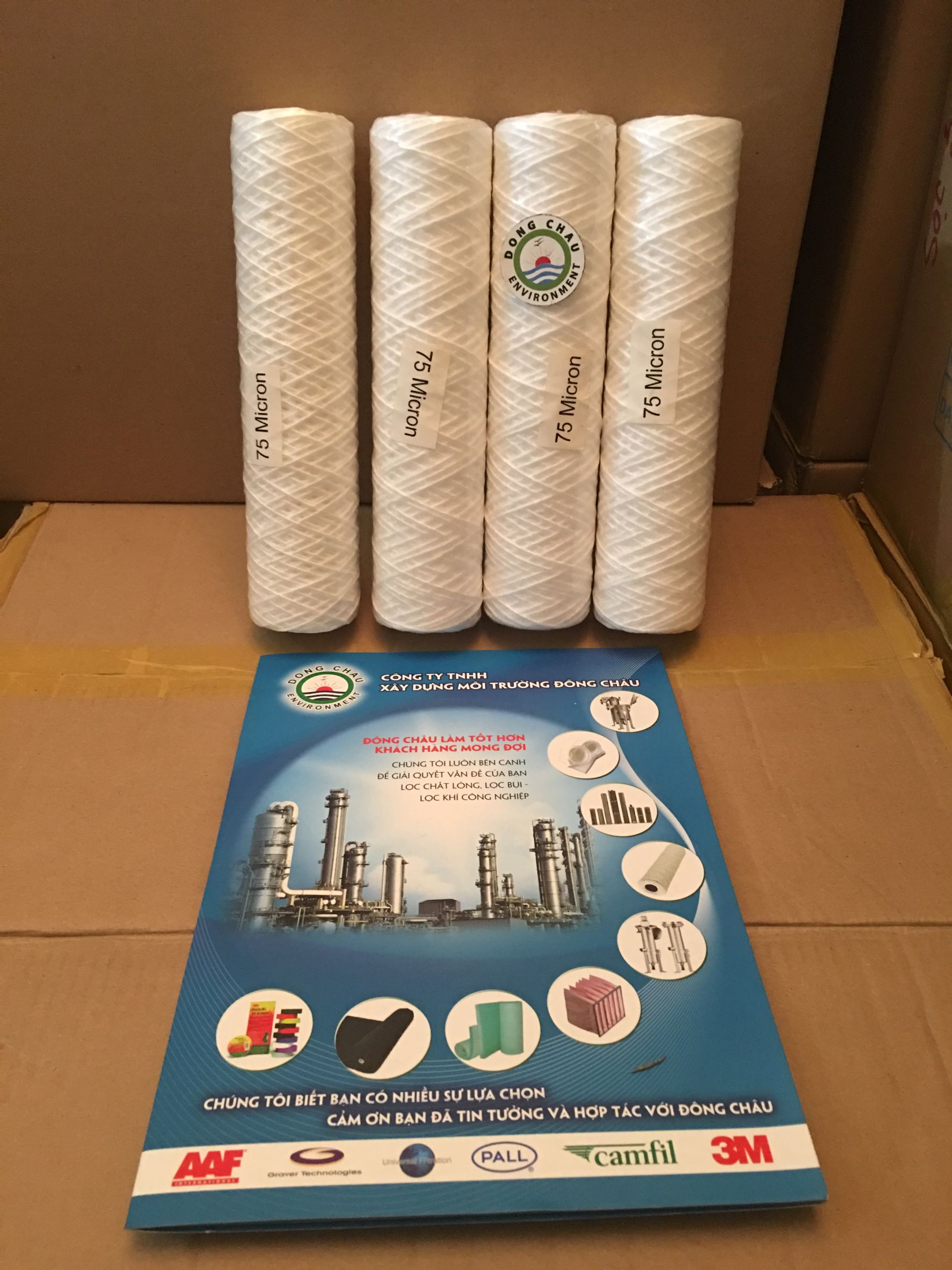 Lõi lọc sợi Aqua 75 micron 10 inch