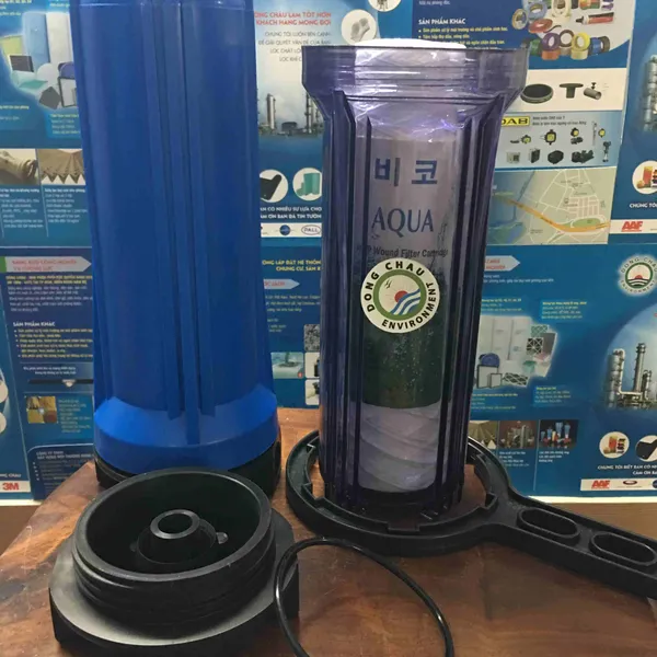 Cốc lọc nhựa xanh 10 inch