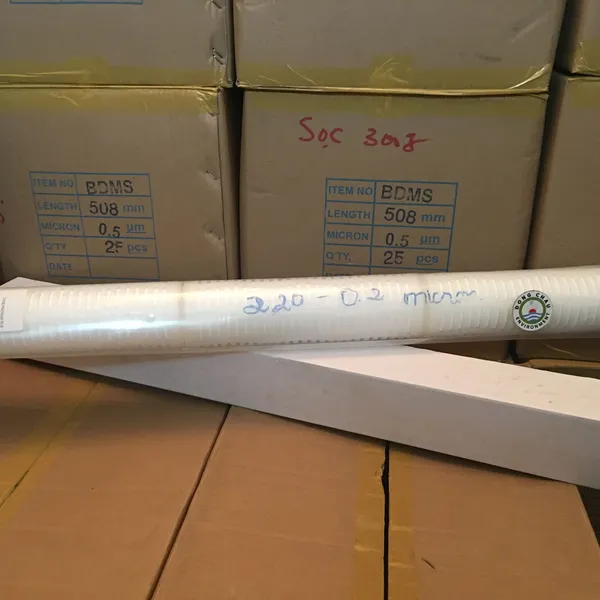 Lõi lọc giấy xếp 0.2 micron 30 inch oring 220