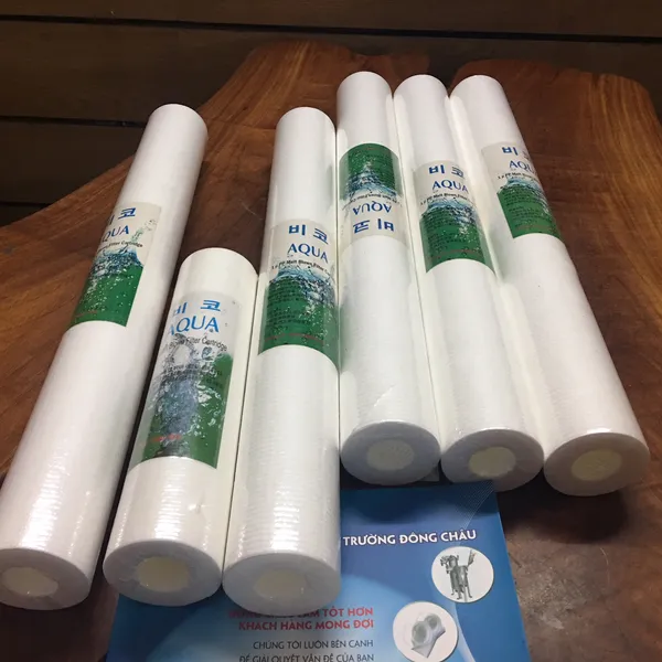 Lõi lọc nén gòn Aqua sọc khía 2mm
