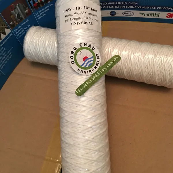 Lõi lọc sợi core inox 10 micron 10 inch