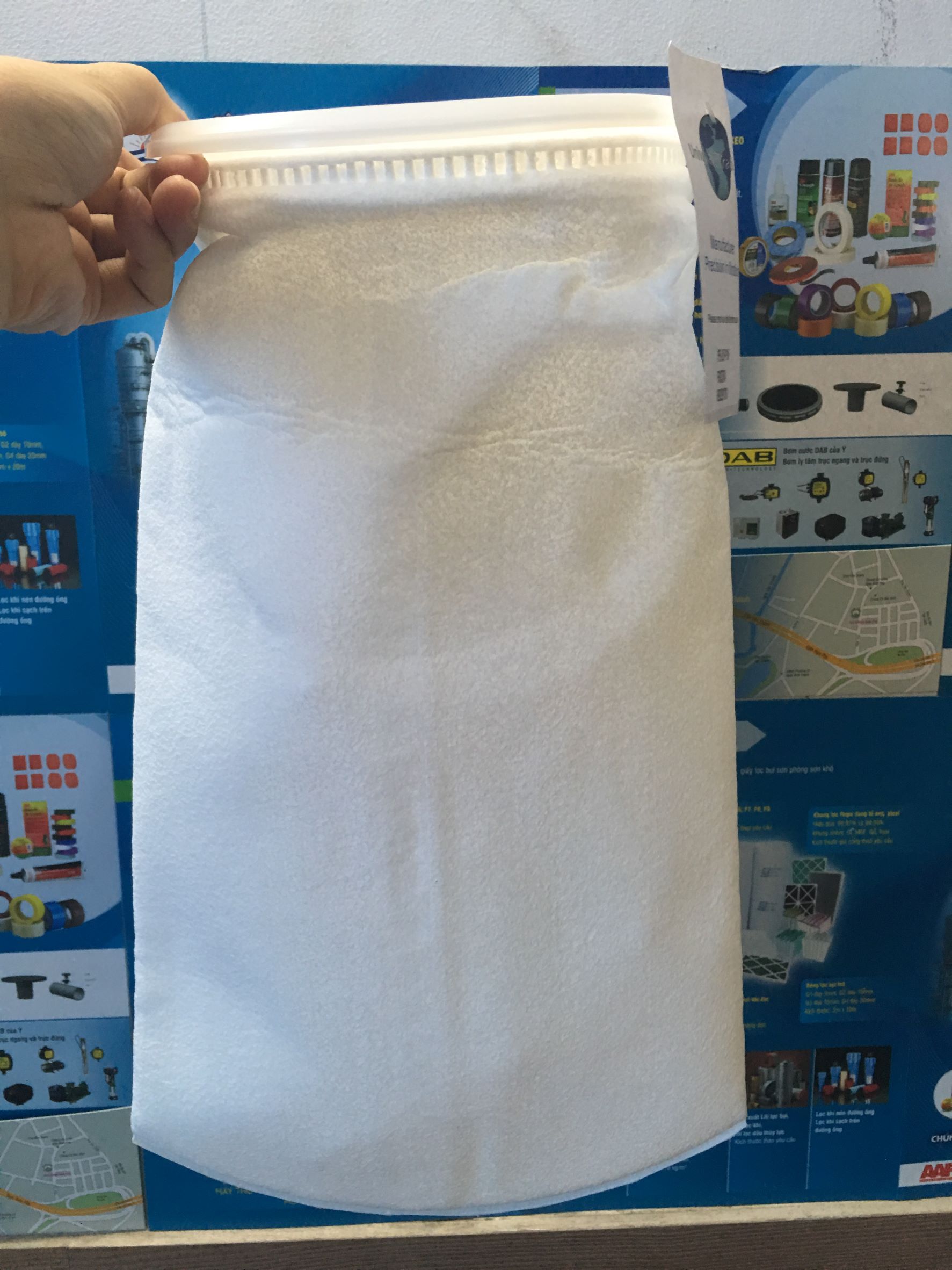 Túi lọc PE 0.5 micron size 1