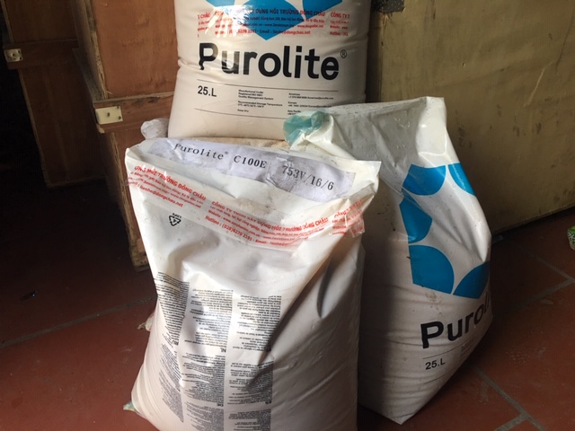 Hạt Nhựa Trao Đổi Ion C100E Purolite