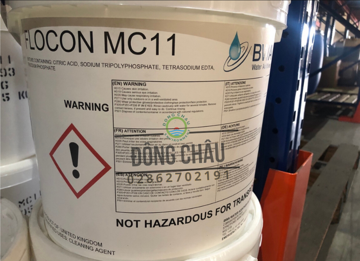 Hóa Chất Tẩy Cáu Cắn Hữu Cơ Flocon MC11