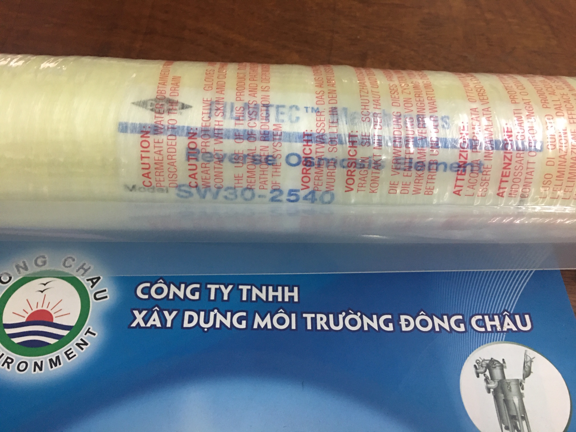 mã hàng Màng Lọc Nước RO Lọc Nước Biển Thành Nước Ngọt Dow Sw30 2540