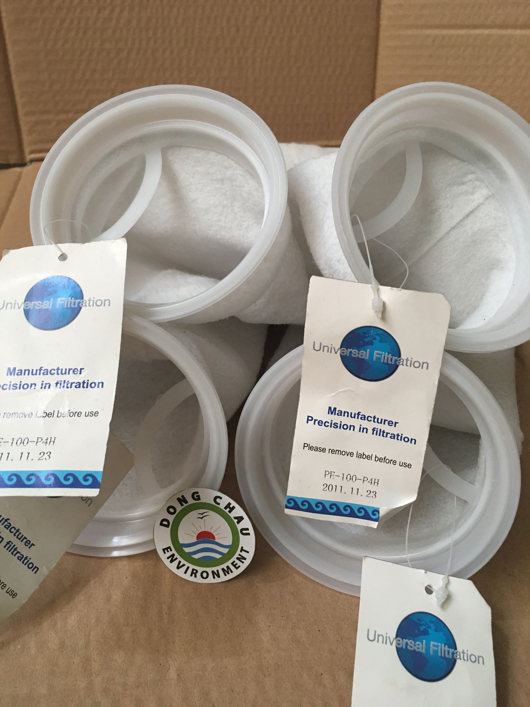 Túi lọc PE 100 micron size 4