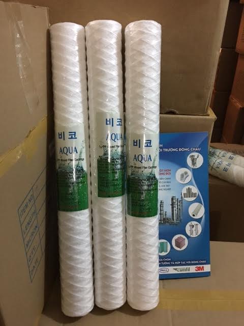 Lõi lọc sợi quấn Aqua Hàn Quốc 1 micron - 20 inch