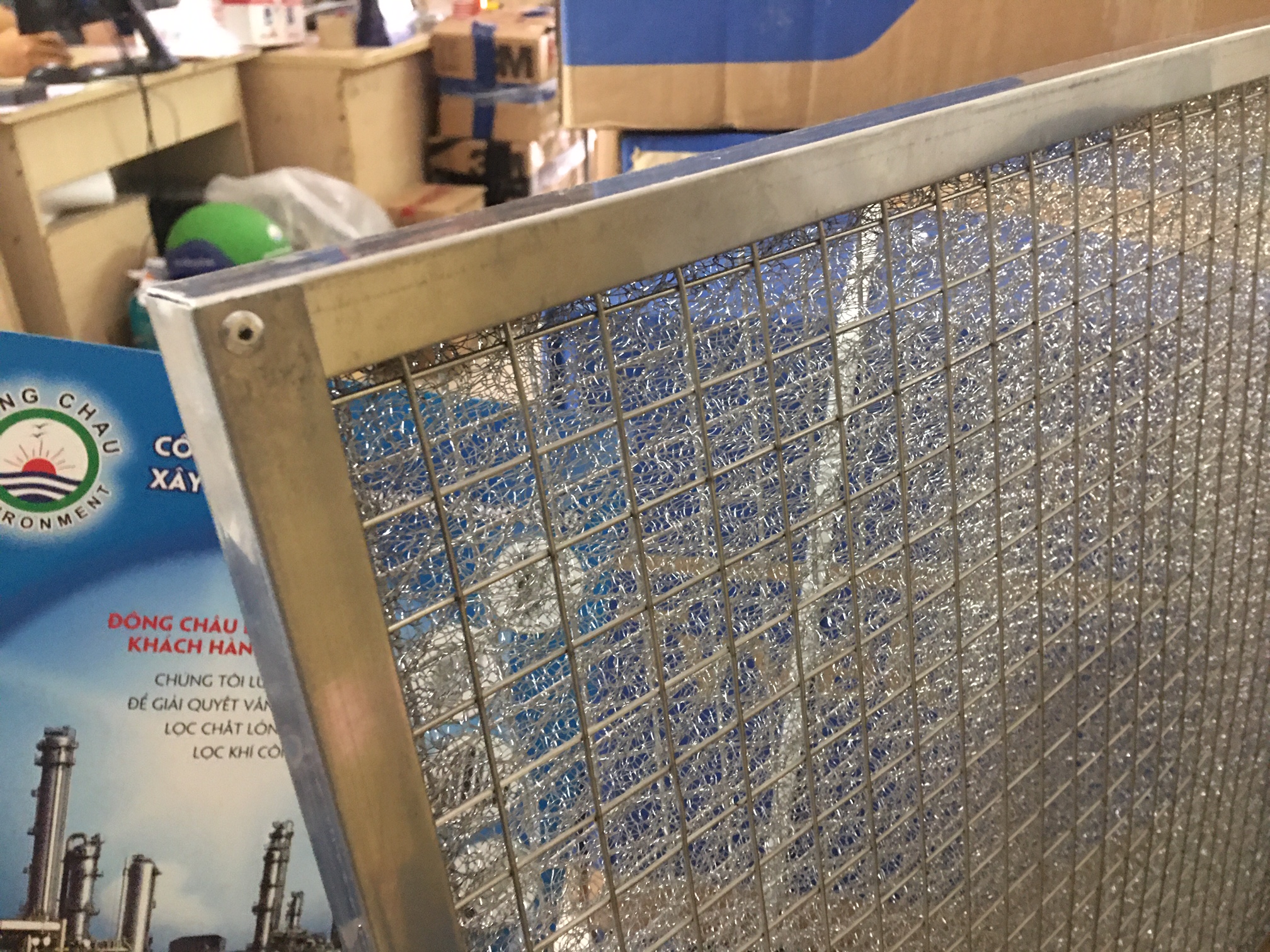 Khung Bùi Nhùi Metal Mesh Lọc Khí Nóng