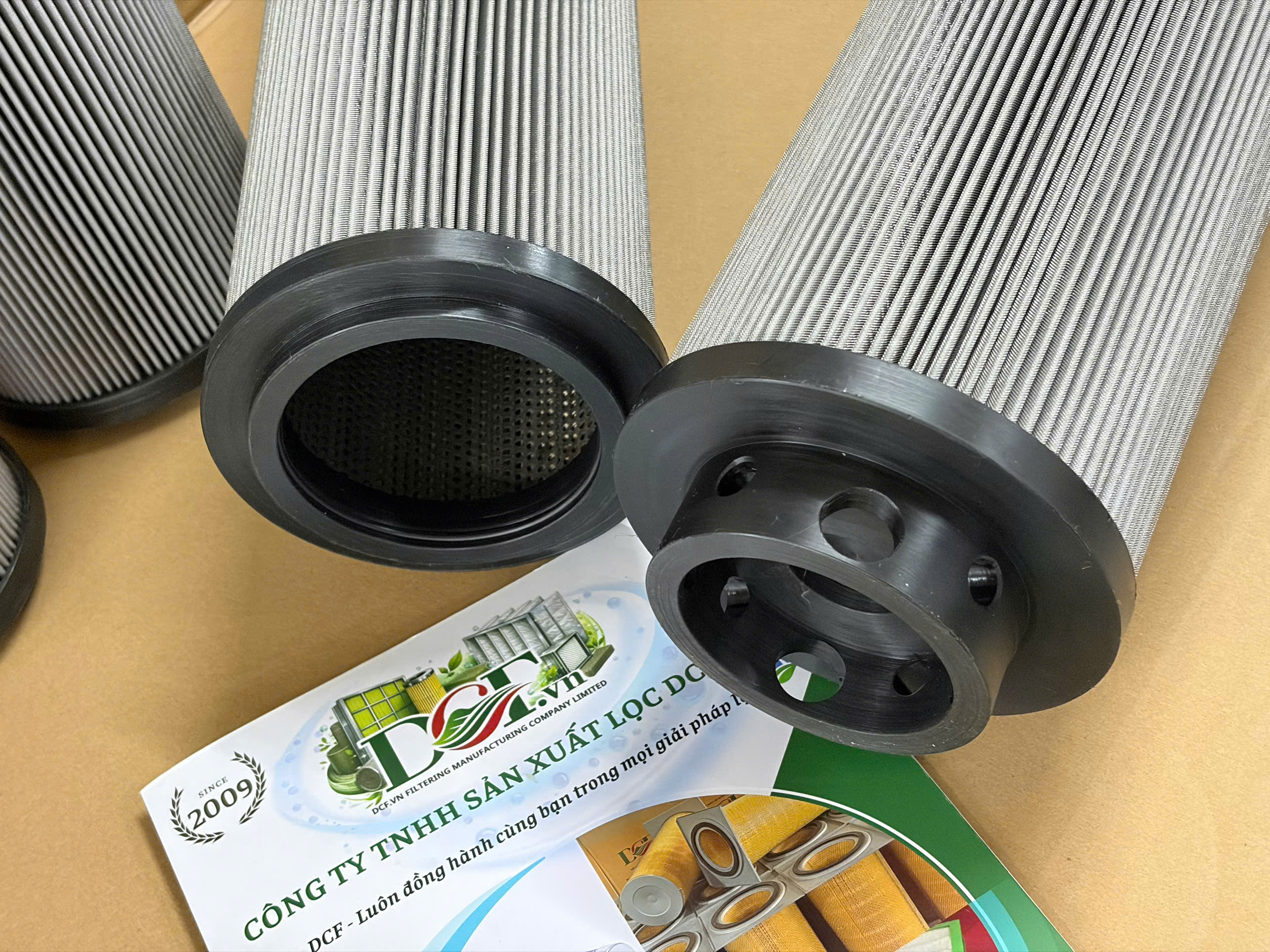 Lọc thủy lực 3 micron DCF.vn Đáy Luppe 6 bar