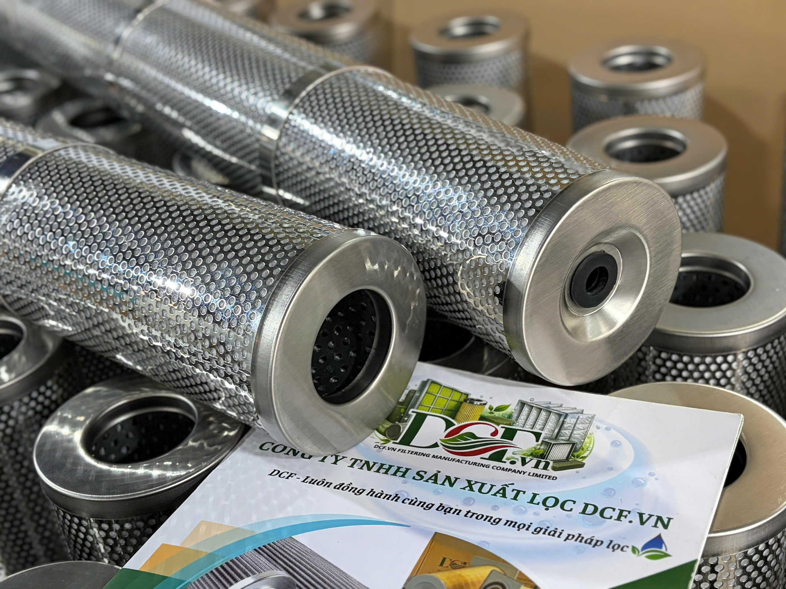 Lõi lọc tách dầu – nước DCF.vn | Inox phủ PTFE/Teflon