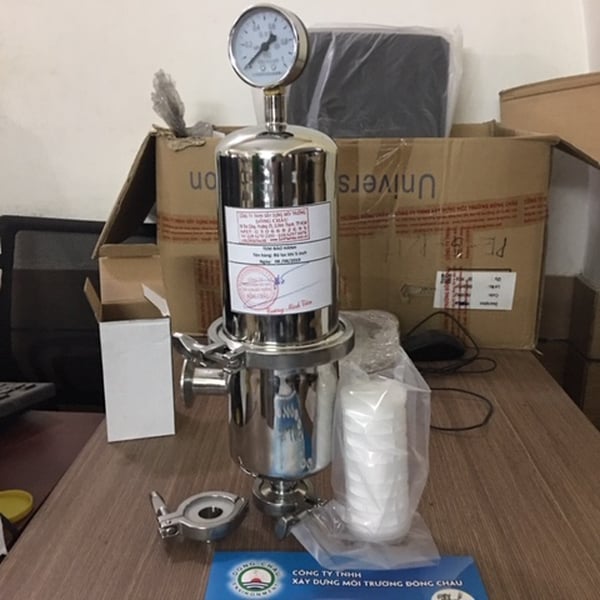 Bình lọc khí inox lõi 5-inch