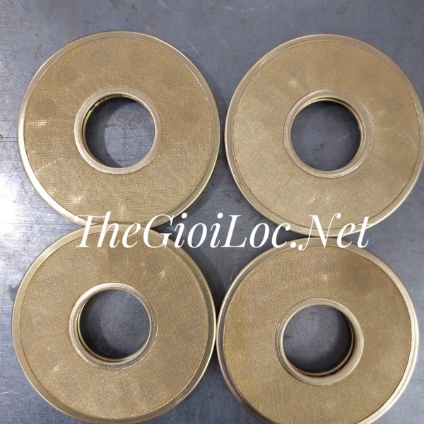 Đĩa (dĩa) lưới đồng lọc dầu thủy lực đục lỗ tròn