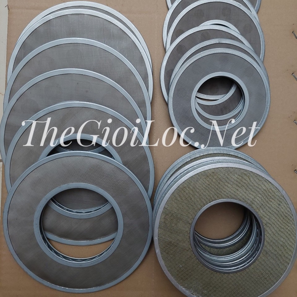 Đĩa (dĩa) lưới INOX 304 lọc dầu thủy lực đục lổ tròn