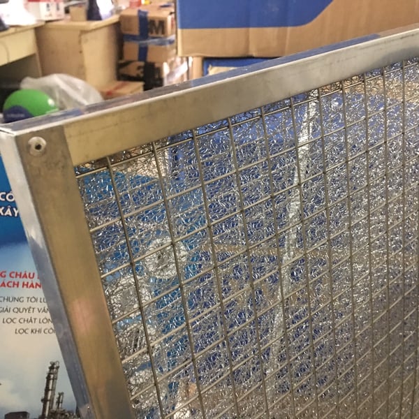 Khung Bùi Nhùi Metal Mesh Lọc Khí Nóng
