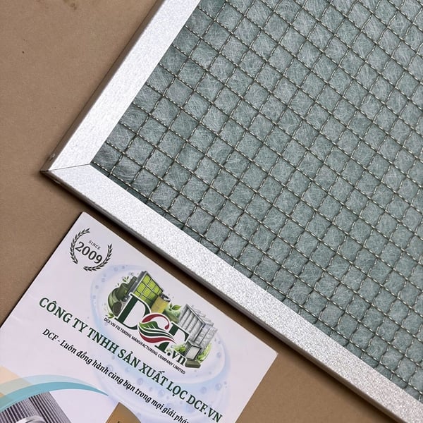 Khung lọc bông thủy tinh 498x498x25mm DCF.vn