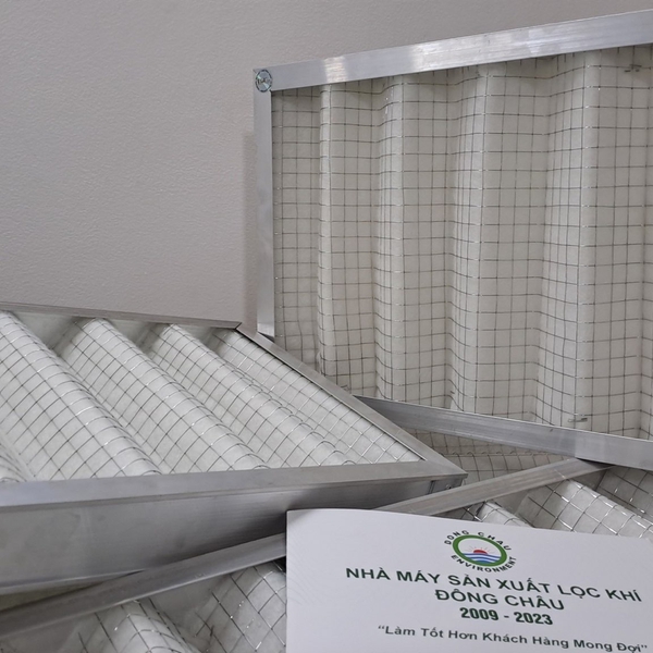 Khung lọc bụi thô bông G4 lưới gợn sóng