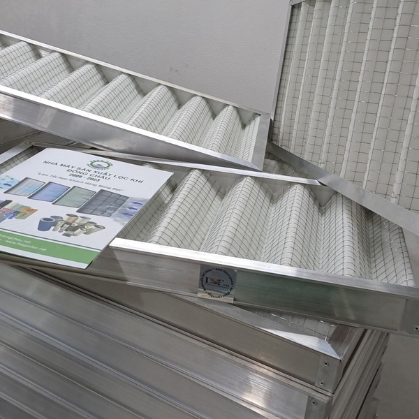 Khung lọc bụi thô bông G4 lưới gợn sóng