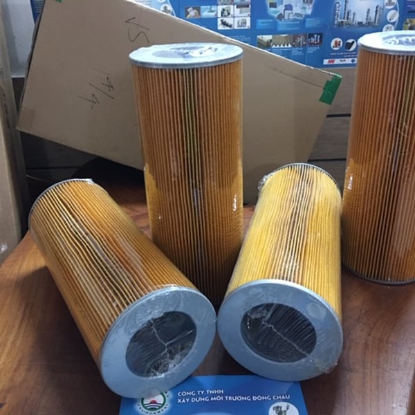 Lõi Lọc Dầu Thủy Lực Giấy Cellulose Vàng