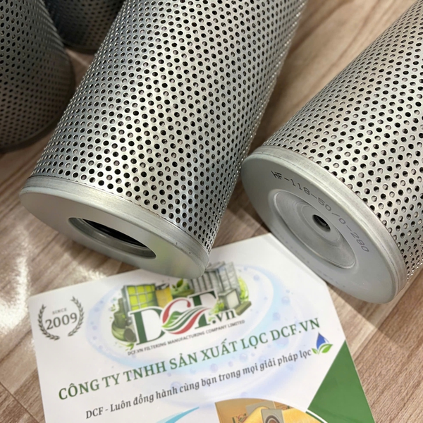 Lõi lọc dầu thủy lực DCF.vn Sản xuất theo yêu cầu