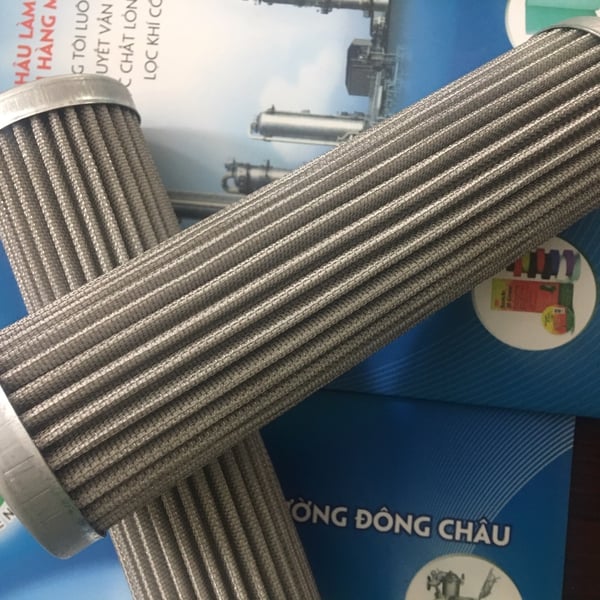 Lõi Lọc Dầu Thủy Lực Dạng Nỉ Bọc Lưới Inox