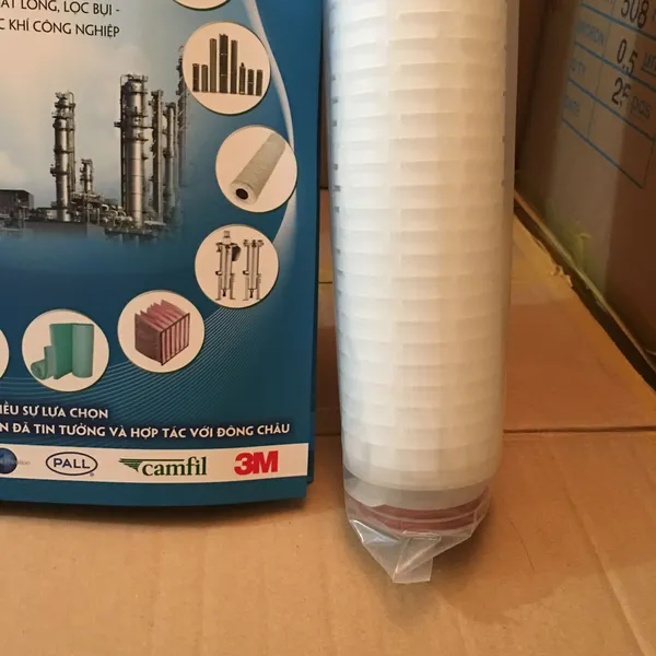 Lõi lọc giấy xếp 0.2 micron 40 inch oring 226 Clean Green