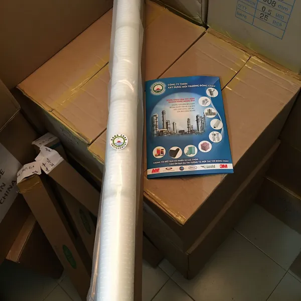 Lõi lọc giấy xếp 0.2 micron 40 inch oring 226 Clean Green