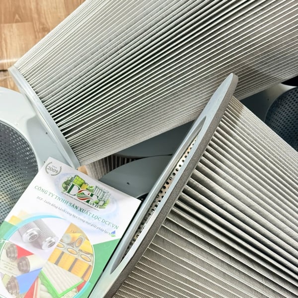 Lõi lọc bụi PE chống tĩnh điện hình nón có vành DCF.vn